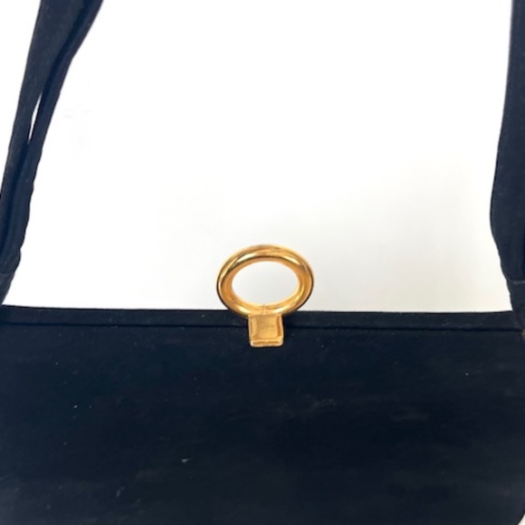 Koret Black Suede Vintage Handbag with Change Purse - Picture 9 of 10